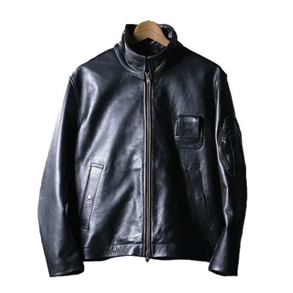 フランス空軍レザージャケットレプリカ ブラック (サイズ96) |b04の通販は 44,367円