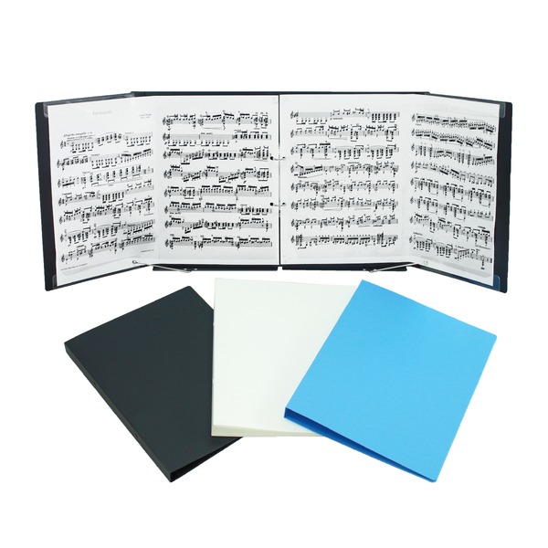 SHIROKUMA リング楽譜ファイル ホワイト(×5冊セット) |b04の通販は