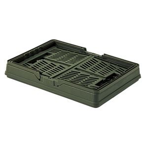 収納ボックス 収納ケース 幅46cm L グリーン 10個セット 折りたたみ かご スタッチボックス アウトドア キャンプ  ガーデニング【メーカー｜au PAY マーケット