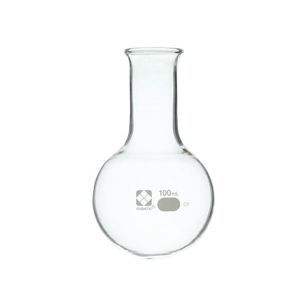 丸底フラスコ 100mL 10入 (010500-100A) |b04