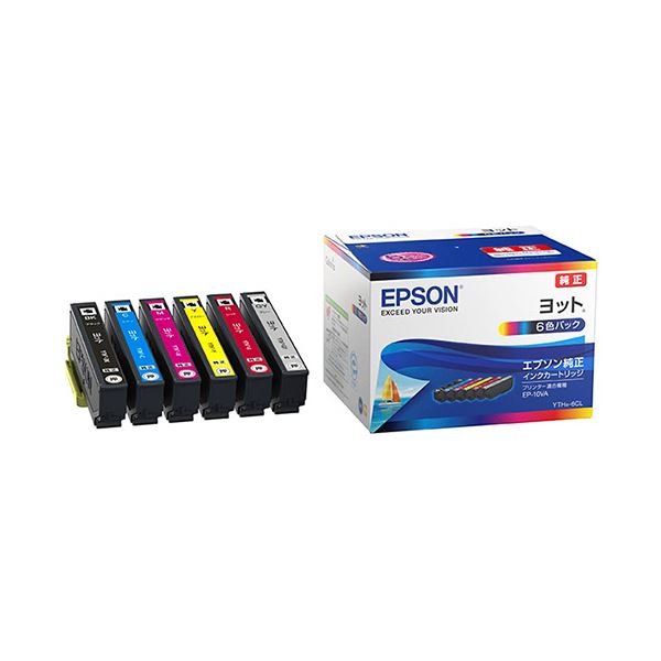 (まとめ）エプソン インクカートリッジ ヨット6色パック YTH-6CL 1箱(6個:各色1個)(×3セット) |b04の通販は