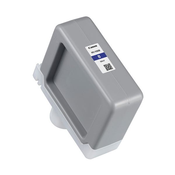 (まとめ）キヤノン インクタンクPFI-1100B ブルー 160ml 0859C001 1個(×3セット) |b04の通販は