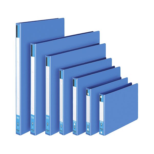 (まとめ）リヒトラブメディカルサポートブック・スタンダード A4タテ 30穴 200枚収容 ブルー HB658-11セット(10冊)〔×3セット〕