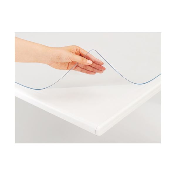 (まとめ）プラス あんしんデスクマット シングル1390×690mm DM-147A 1枚(×3セット) |b04の通販は