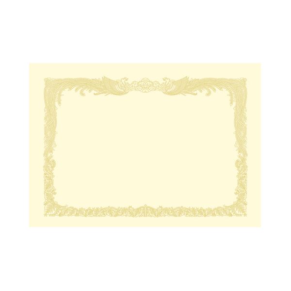 (まとめ）ササガワ タカ印 OA賞状用紙 クリームA4 タテ書用 業務用パック 10-1167 1ケース（100枚）(×3セット) |b04の通販は