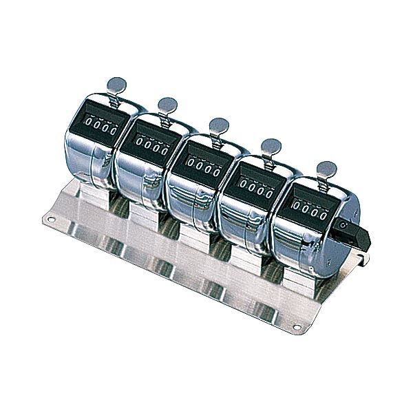 (まとめ）ライオン事務器 数取器 4桁5連No.130 1個(×3セット) |b04の通販は 26,301円