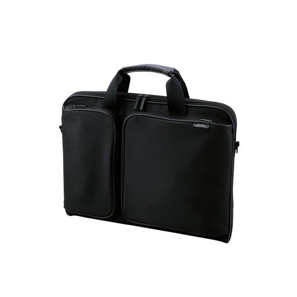 (まとめ) エレコム キャリングバッグZEROSHOCK スリムタイプ 16.4インチノートPC対応 ブラック ZSB-BM005NBK 1個 (×5セット) |b04の通販は 19,647円