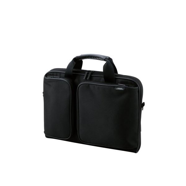 (まとめ) エレコム キャリングバッグZEROSHOCK スリムタイプ 13.3インチノートPC対応 ブラック ZSB-BM006NBK 1個 (×5セット) |b04の通販は 19,647円