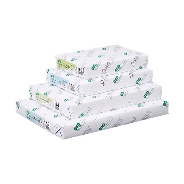 (まとめ) TANOSEE αエコカラーペーパーIIシトラスイエロー A3 1冊(500枚) (×5セット) |b04コピー用紙