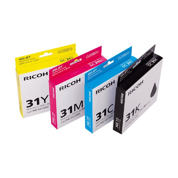 (まとめ) リコー GXカートリッジ GC31Cシアン Mサイズ 515744 1個 (×5セット) |b04の通販は