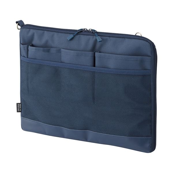 (まとめ) リヒトラブ SMART FITACTACT バッグインバッグ (ヨコ型) A4 ネイビー A-7681-11 1個 (×10セット) |b04の通販は 21,991円