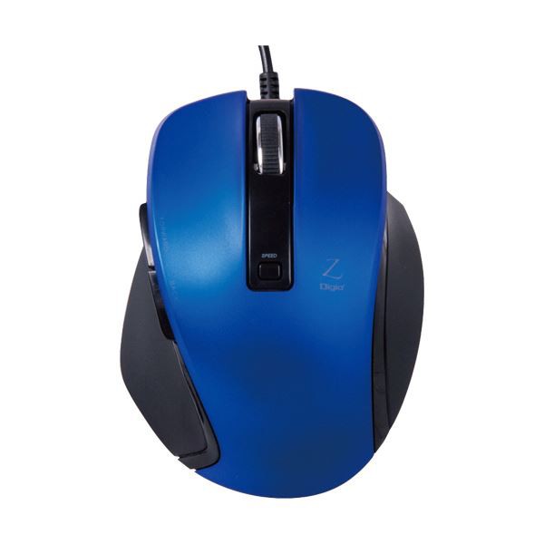 (まとめ) ナカバヤシ 小型有線5ボタンBlueLEDマウス ブルー MUS-UKF120BL 1個 (×10セット) |b04の通販は