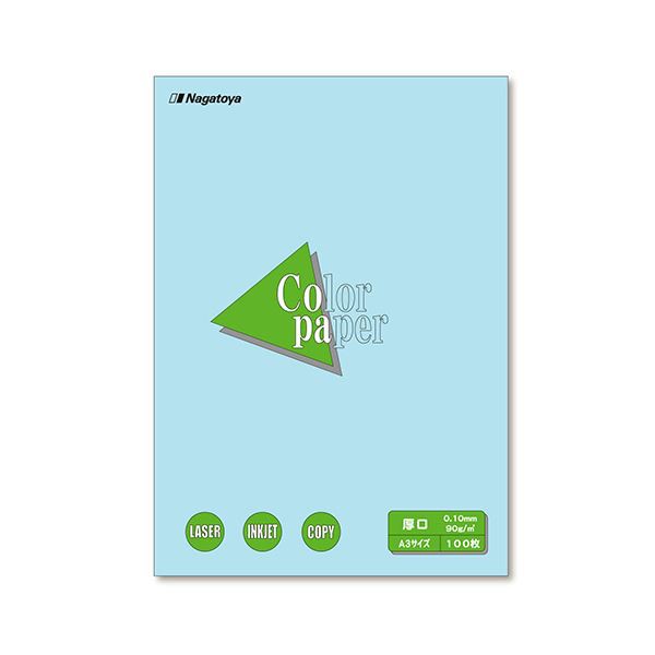 (まとめ) 長門屋商店 Color Paper A3 厚口 空 ナ-1312 1冊(100枚) (×10セット) |b04の通販は