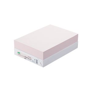 (まとめ) TANOSEE αエコカラーペーパーII A4 ライトピンク 1冊（500枚） (×10セット) |b04の通販は 10,397円