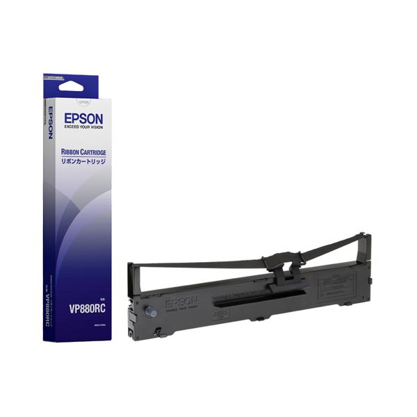 エプソン EPSON リボンカートリッジ 黒 VP880RC 1本 (×10セット) |b04の通販は