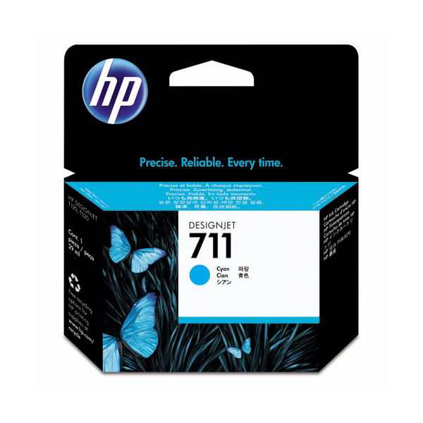 (まとめ) HP711 インクカートリッジ シアン 29ml 染料系 CZ130A 1個 (×10セット) |b04