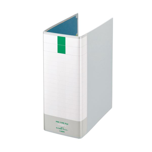 (まとめ) ライオン事務器 パイプ式ファイル(環境)両開き A4タテ 1000枚収容 100mmとじ 背幅121mm ライトグレー No.7103RK 1冊 (×10セット) |b04 11,333円