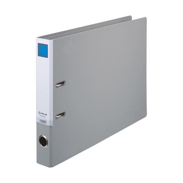 (まとめ) キングジム レバー式アーチファイルA3ヨコ 2穴 300枚収容 背幅50mm グレー 3503Eクレ 1冊 (×10セット) |b04の通販は