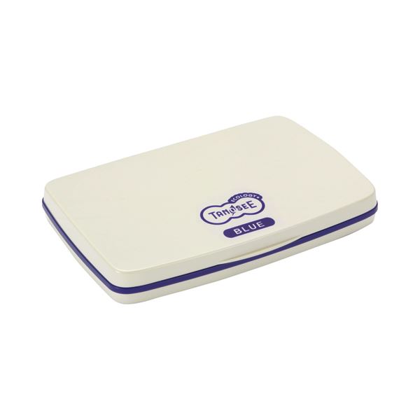 (まとめ) TANOSEE スタンプ台 中形 藍色 1個 (×10セット) |b04の通販は 6,704円