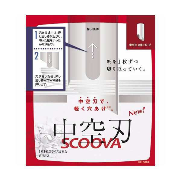 Amazon | マックス パンチ 軽あけパンチ スクーバ 35枚開け 2穴