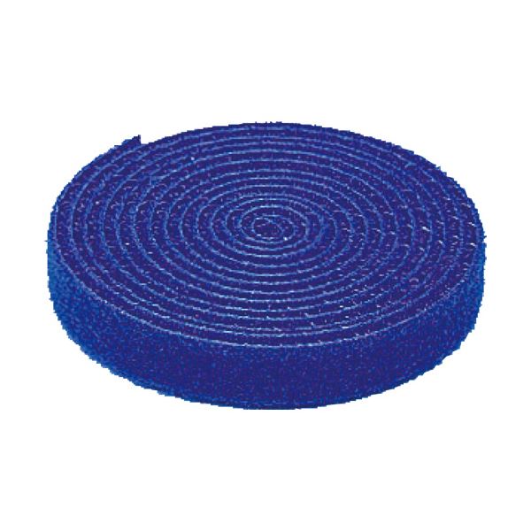 (まとめ) サンワサプライ ケーブルタイ面ファスナー フリーカットタイプ 長さ1500mm ブルー CA-MF5BN 1本 (×30セット) |b04