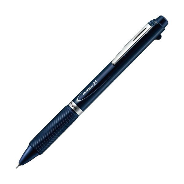 (まとめ) ぺんてる エナージェル 多機能ペン2+S（軸色：ダークブルー） XBLW355C 1本 (×30セット) |b04の通販は