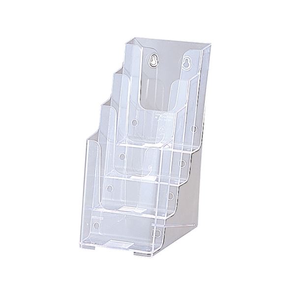 (まとめ) セキセイ カタログスタンド A4 3つ折4段 外寸W123×H254×D203mm CSD-2777 1個 (×30セット) |b04の通販は