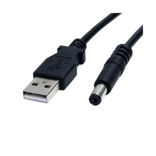 (まとめ) StarTech USB-5VDC電源供給ケーブル 91cm DCプラグ(外形5.5m/内径2.1mm) ブラック USB2TYPEM 1本 (×30セット) |b04