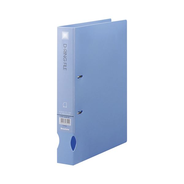 (まとめ) ビュートン Dリングファイル A4タテ 300枚収容 背幅43mm ブルー DRF-A4W-B 1冊 〔×30セット〕