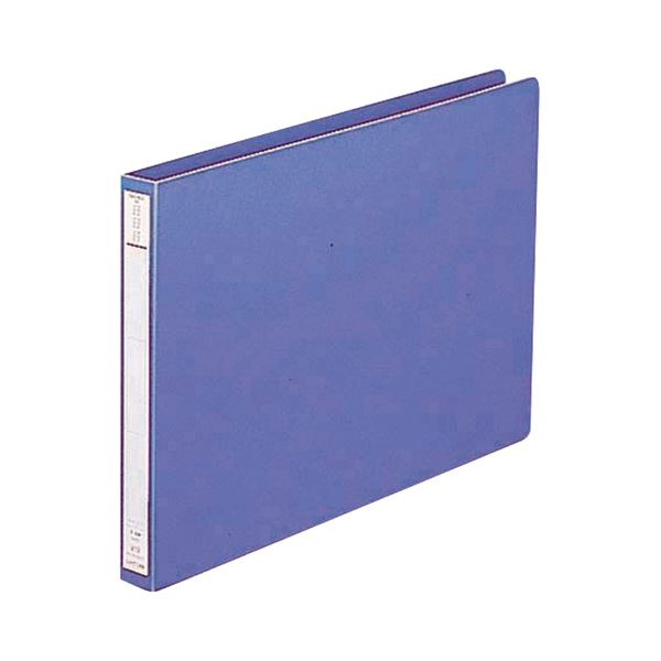 (まとめ) リヒトラブ パンチレスファイル(HEAVY DUTY) A4ヨコ 160枚収容 背幅25mm 藍 F-371 1冊 (×30セット) |b04