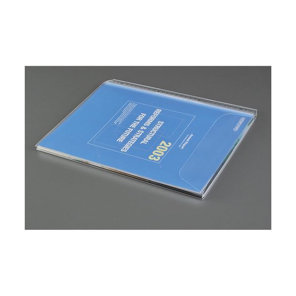 (まとめ) コクヨ クリヤーブック替紙 封筒型マチ付き A4タテ 2・4・30穴 ラ-A35 1パック(10枚) (×30セット) |b04の通販は