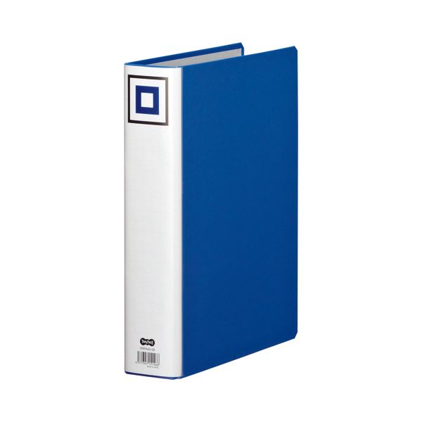 (まとめ) TANOSEE 両開きパイプ式ファイルV A4タテ 500枚収容 背幅65mm 青 1冊 (×30セット) |b04の通販は