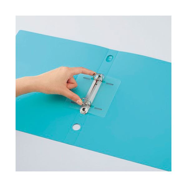 (まとめ) コクヨ リングファイル(NEOS)A4タテ 2穴 180枚収容 背幅27mm ライトオリーブ フ-NE420G 1冊 (×30セット) |b04の通販は