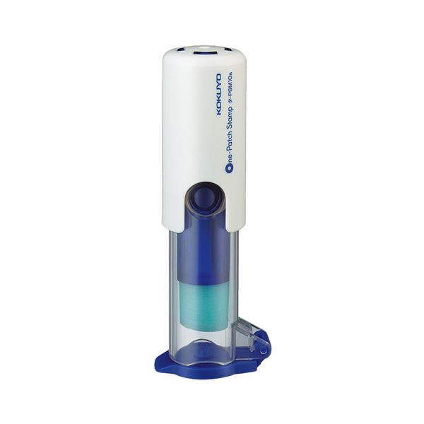 (まとめ) コクヨ ビニールパッチホルダー(ワンパッチスタンプ) 本体 ブルー タ-PSM10B 1個 (×30セット) |b04の通販は