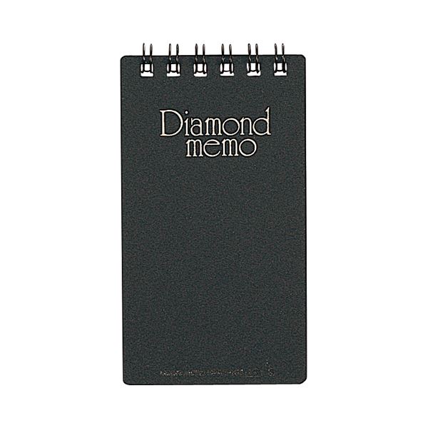 (まとめ) ミドリ ダイヤメモ［S］ 黒19001-011 1冊 (×100セット) |b04の通販は