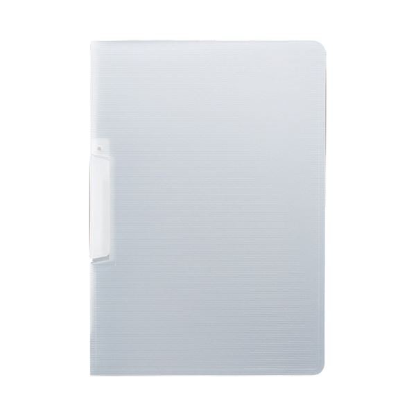 (まとめ) TANOSEE スライドクリップファイルA4タテ クリア 1冊 (×100セット) |b04の通販は