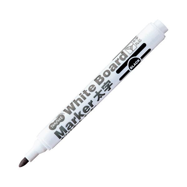 (まとめ) TANOSEE ホワイトボードマーカー 太字丸芯 黒 1本 (×300セット) |b04の通販は 14,861円