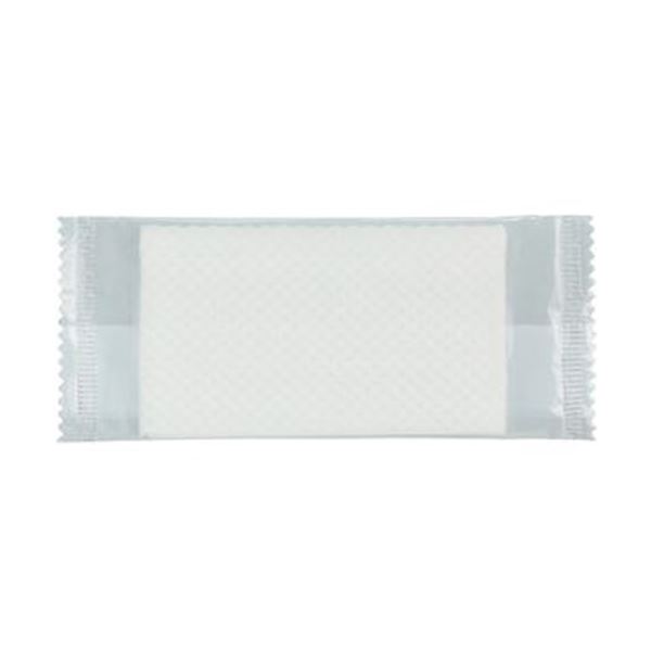 （まとめ）TANOSEE 紙エンボスおしぼりエコノミー 平型ミニ 1パック（50枚）(×100セット) |b04