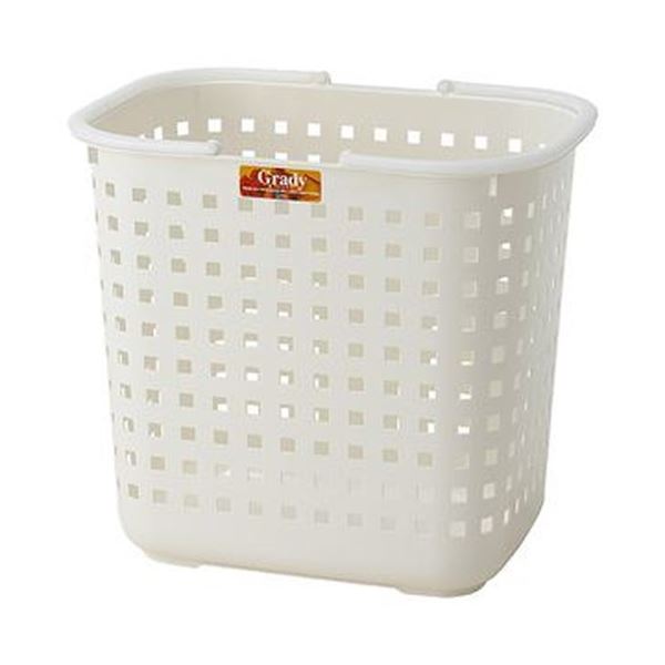 （まとめ）アスベル グレディバスケット Lクリアホワイト 1個(×20セット) |b04の通販は