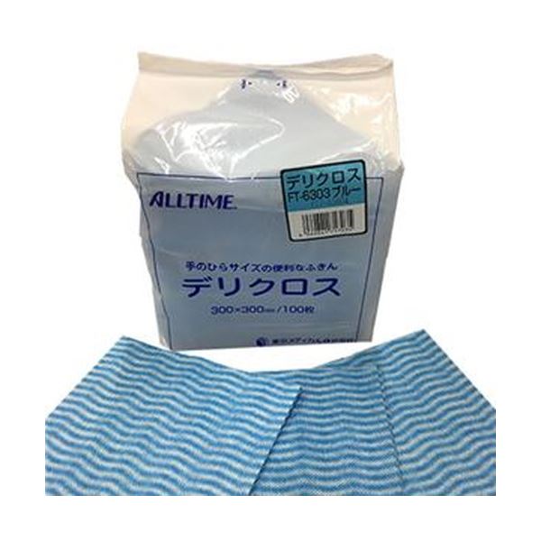 （まとめ）東京メディカル デリクロス 30×30cm ブルー FT-6303 1パック（100枚）(×20セット) |b04の通販は