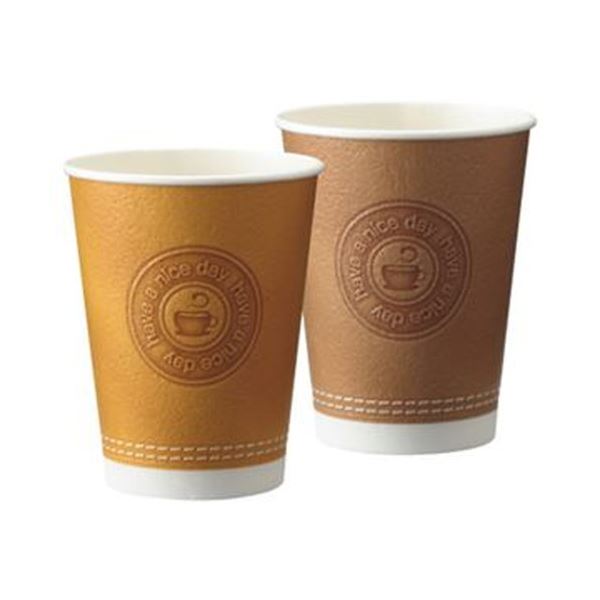 （まとめ）TANOSEE 断熱レリーフカップ Emboss Stitch 273ml（9オンス）1パック（50個）(×20セット) |b04の通販は 13,482円