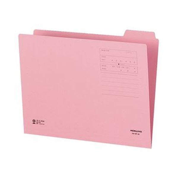 （まとめ）コクヨ 1/4カットフォルダー（カラー）A4 第4見出し ピンク A4-4F-4P 1セット（10冊）(×20セット) |b04の通販は 15,842円