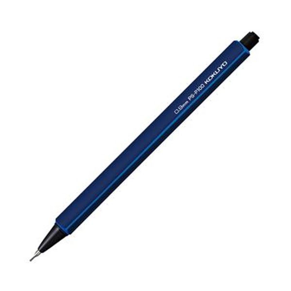 （まとめ）コクヨ 鉛筆シャープ 0.9mm（軸色：ダークブルー）PS-P100DB-1P 1セット（10本）(×10セット) |b04の通販は