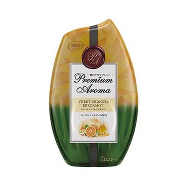 （まとめ）エステー お部屋の消臭力 PremiumAroma スイートオレンジ＆ベルガモット 400ml 1セット（3個）(×10セット) |b04の通販は