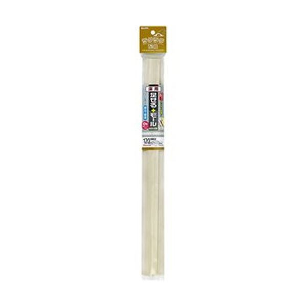 （まとめ）ELPA 足せるモール 床用0号40cm テープ付 アイボリー PSM-U040P3（IV）1パック（3本）(×10セット) |b04の通販は
