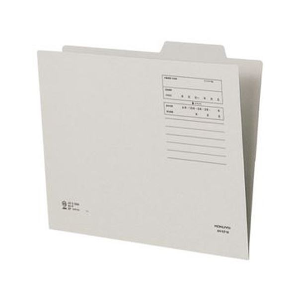 （まとめ）コクヨ 個別フォルダー（間伐材使用）A4 グレー A4-KIF-M 1セット（10冊）(×10セット) |b04