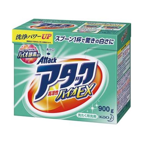 （まとめ）花王 アタック高活性バイオEX 本体900g 1セット（8個）(×3セット) |b04の通販は 13,875円