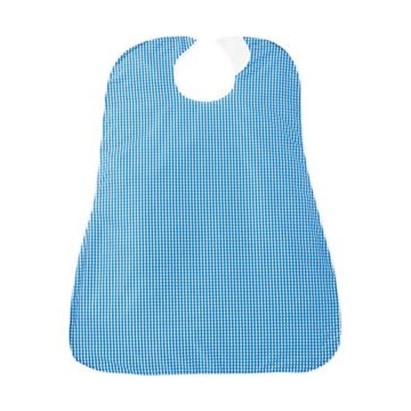（まとめ）カネモ商事 LOr食事用エプロンギンガムチェックブルー 1セット（5枚）(×3セット) |b04の通販は