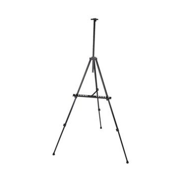 （まとめ）アスト アルミイーゼル ブラック1台(×3セット) |b04の通販は