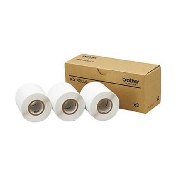 （まとめ）ブラザー RDロール プレカット紙ラベルラベルサイズ55×40mm 272枚/ロール RD-Q07J1 1パック（3ロール）(×3セット) |b04の通販は 22,855円